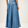 BA&SH LADDIE jupe longue évasée lightusedblue
