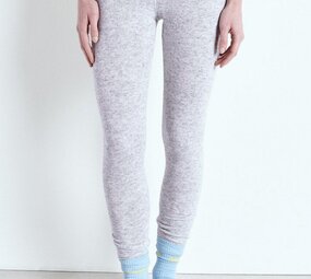 AMERICAN VINTAGE EVONA legging gris clair chine
