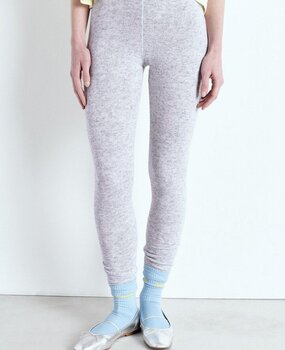 AMERICAN VINTAGE EVONA legging gris clair chine