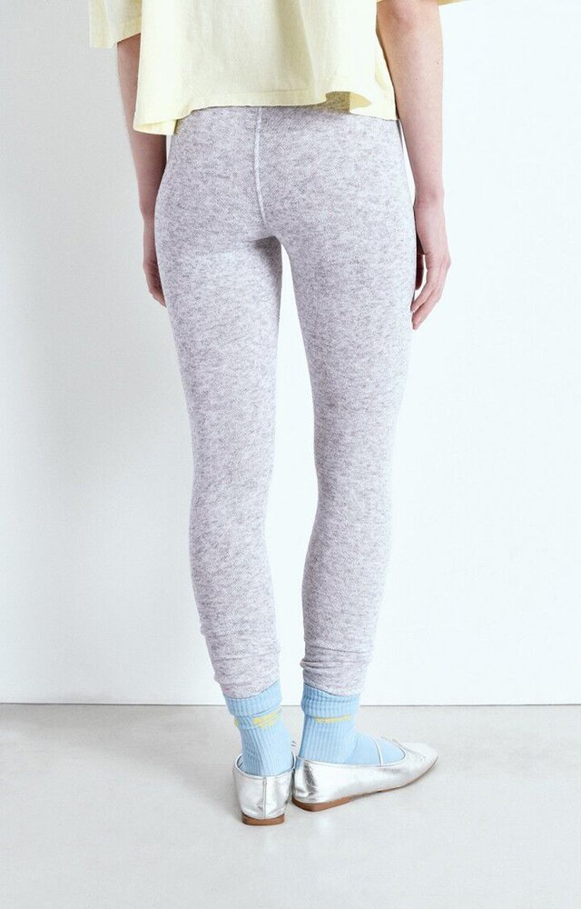 AMERICAN VINTAGE EVONA legging gris clair chine