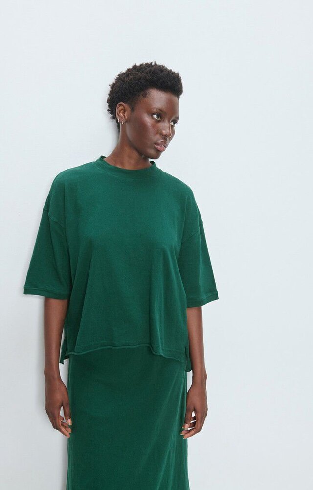 AMERICAN VINTAGE UDARK t-shirt cypres chine noir