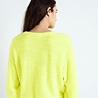 AMERICAN VINTAGE LIGEWAY pull jaune fluo