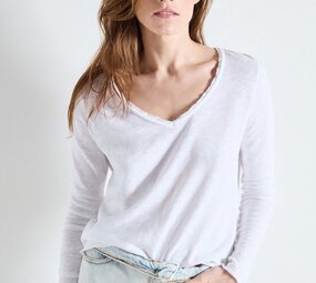 AMERICAN VINTAGE SONOMA t-shirt blanc