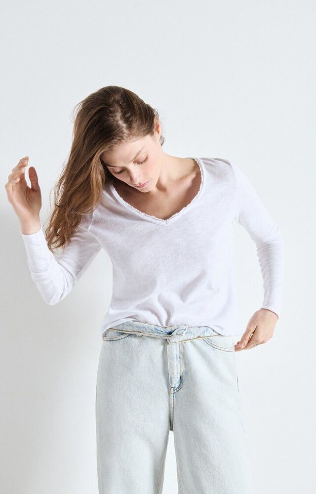 AMERICAN VINTAGE SONOMA t-shirt blanc