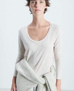 AMERICAN VINTAGE JACKSONVILLE t-shirt creme chine