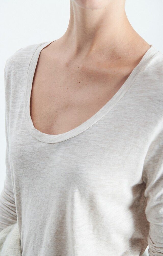 AMERICAN VINTAGE JACKSONVILLE t-shirt creme chine