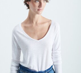 AMERICAN VINTAGE JACKSONVILLE t-shirt blanc