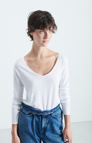 AMERICAN VINTAGE JACKSONVILLE t-shirt blanc AMERICAN VINTAGE JACKSONVILLE t-shirt blanc