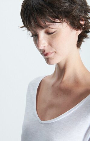 AMERICAN VINTAGE JACKSONVILLE t-shirt blanc AMERICAN VINTAGE JACKSONVILLE t-shirt blanc