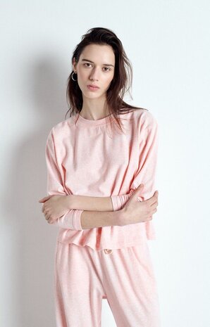 AMERICAN VINTAGE YPAWOOD t-shirt glacage chine