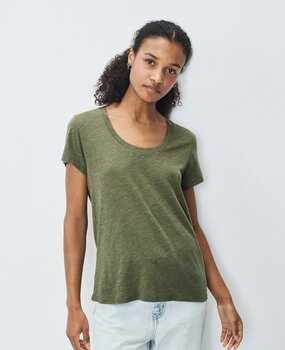 AMERICAN VINTAGE JACKSONVILLE t-shirt kaki vintage