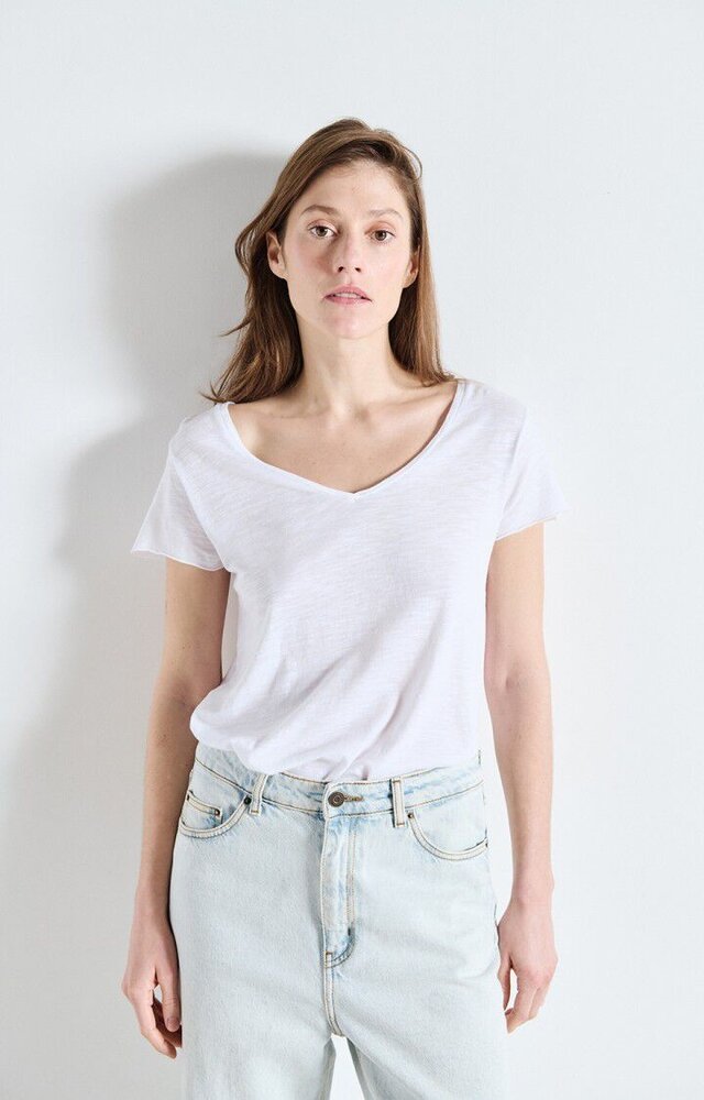 AMERICAN VINTAGE JACKSONVILLE t-shirt blanc