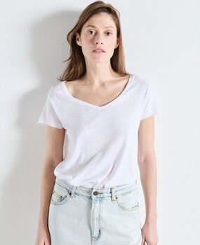 AMERICAN VINTAGE JACKSONVILLE t-shirt blanc