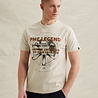 T-shirt en jersey de coton avec graphisme beige T-shirt en jersey de coton avec graphisme beige