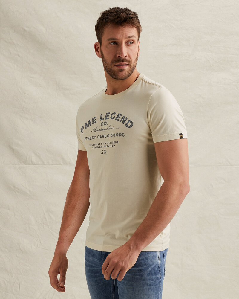 T-shirt en jersey avec graphisme beige T-shirt en jersey avec graphisme beige