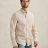 Chemise avec imprimé intégral et col boutonné beige Chemise avec imprimé intégral et col boutonné beige
