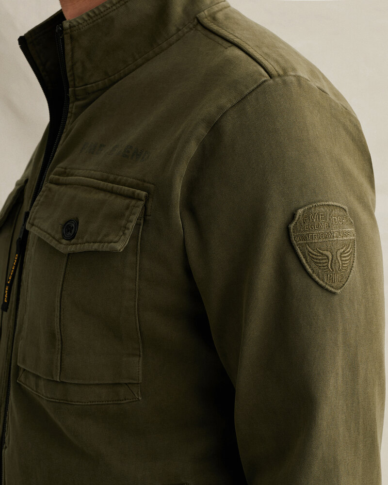 Veste hybride avec fermeture zippée verte Veste hybride avec fermeture zippée verte