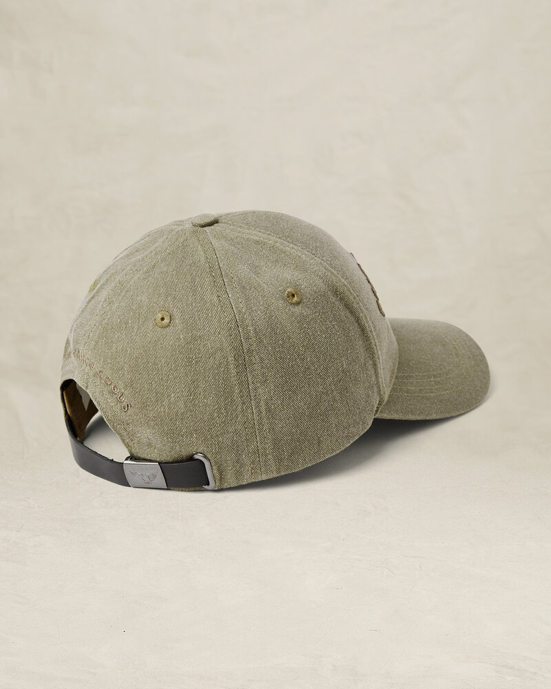 Casquette en twill délavé verte Casquette en twill délavé verte