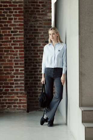 MAELYSKA chemise bleu