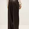 BA&SH RAMI  pantalon faux cuir marron