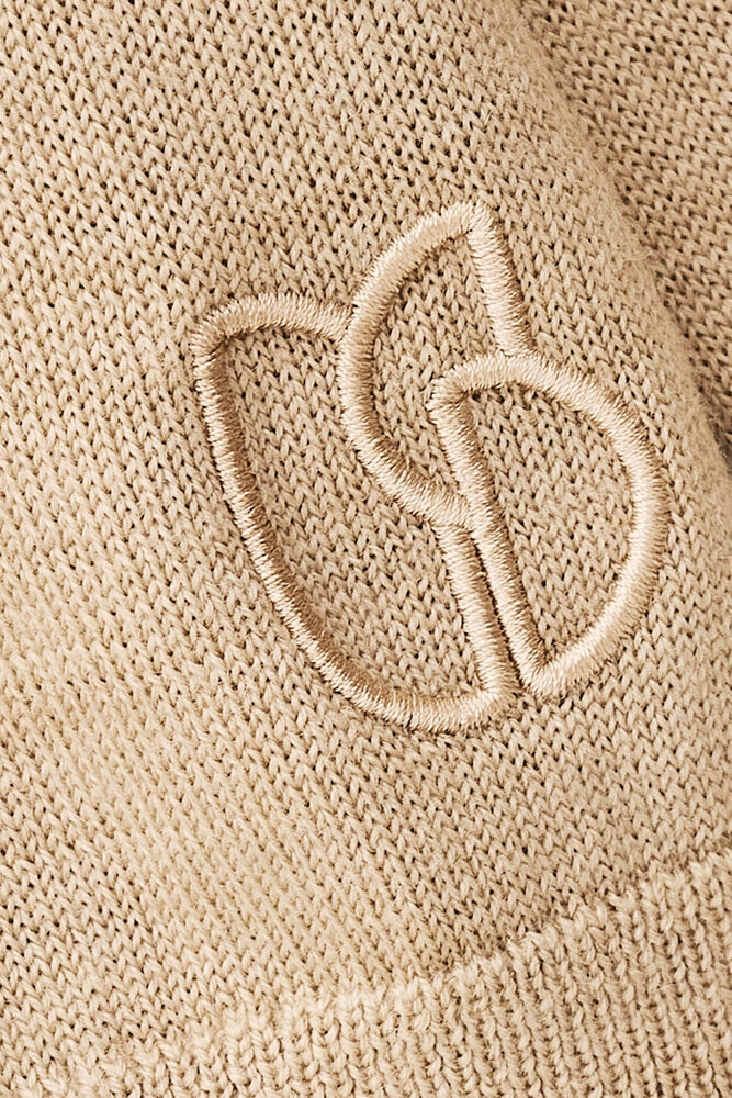 BA&SH BYLEIL pull beige chine