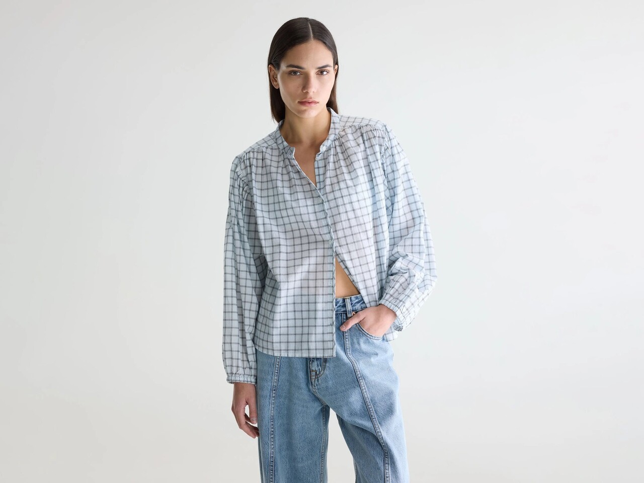 BELLEROSE CHERRY blouse à carreaux check b BELLEROSE CHERRY blouse à carreaux check b