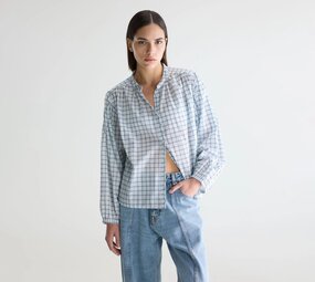 CHERRY blouse à carreaux check b