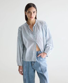 BELLEROSE CHERRY blouse à carreaux check b