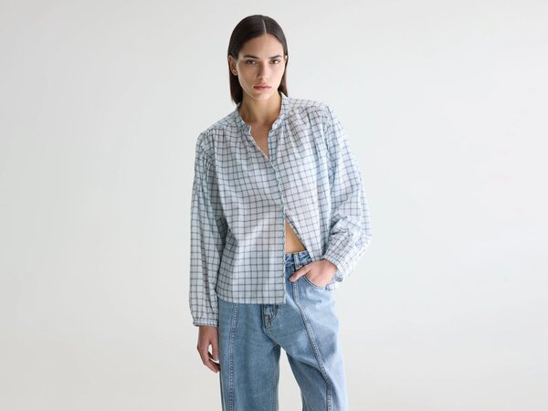CHERRY blouse à carreaux check b