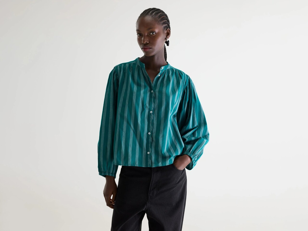 CHERRY blouse à rayures stripte a