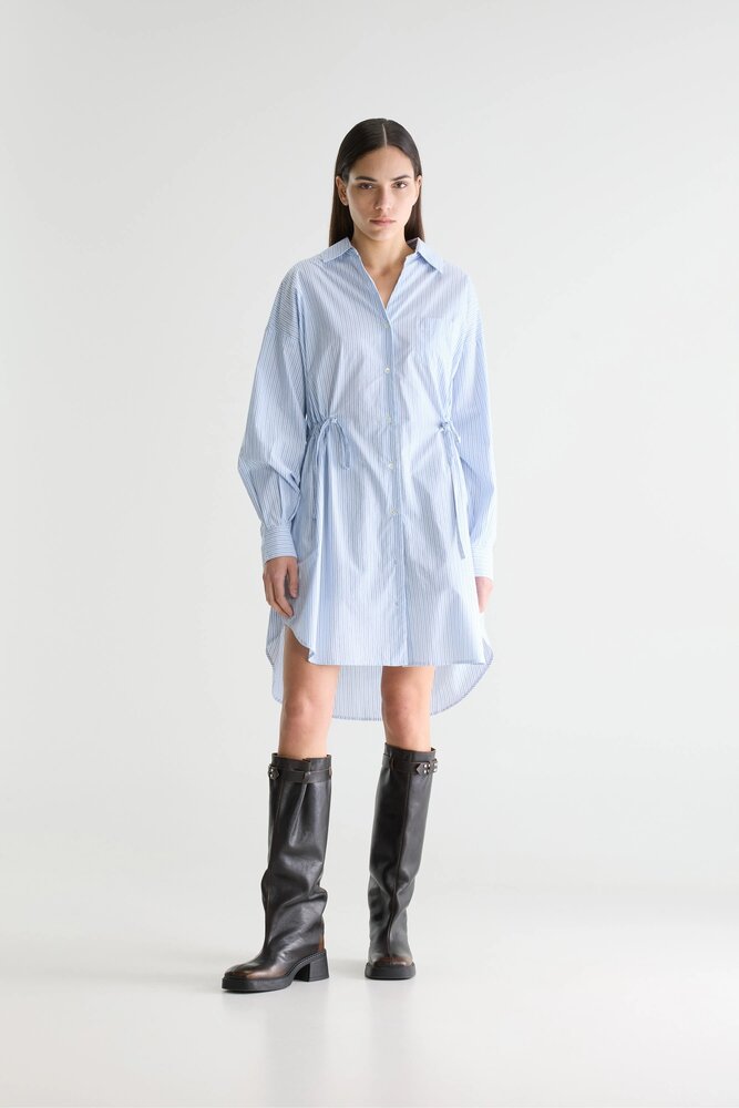 CONEY robe-chemise à rayures stripe a