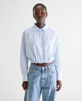 BELLEROSE GEMMA chemise cropped stripe g