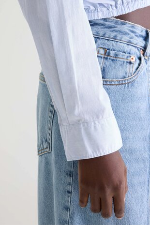 BELLEROSE GEMMA chemise cropped stripe g BELLEROSE GEMMA chemise cropped stripe g