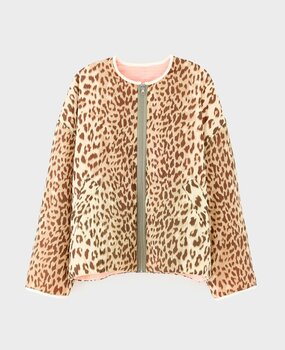 BELLEROSE HIGHLAND veste à imprimé léopard combo a