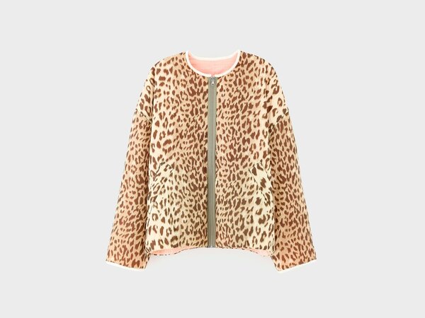 BELLEROSE HIGHLAND veste à imprimé léopard combo a