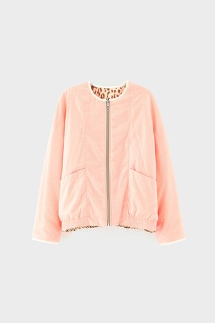 BELLEROSE HIGHLAND veste à imprimé léopard combo a