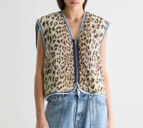 JOANNIE veste sans manches combo a