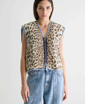 BELLEROSE JOANNIE veste sans manches combo a