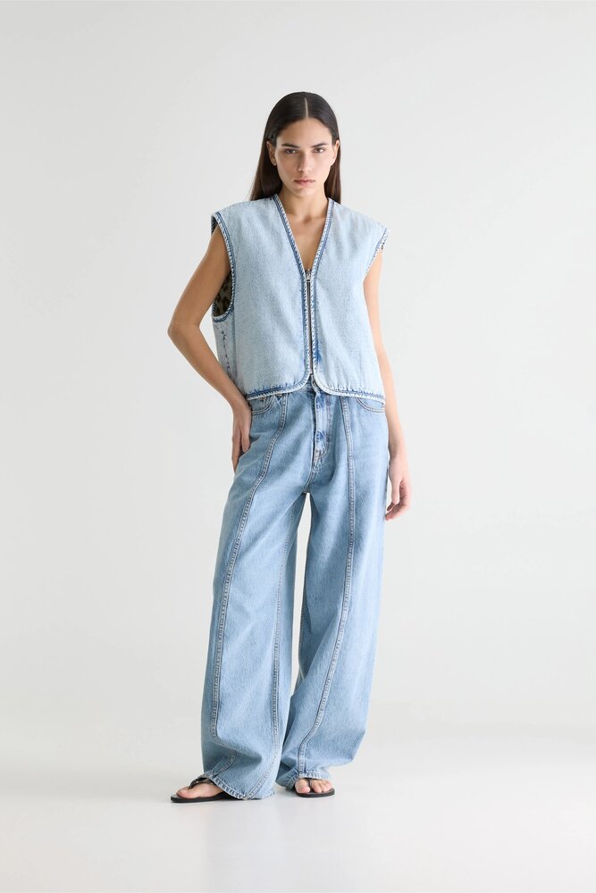 BELLEROSE JOANNIE veste sans manches combo a