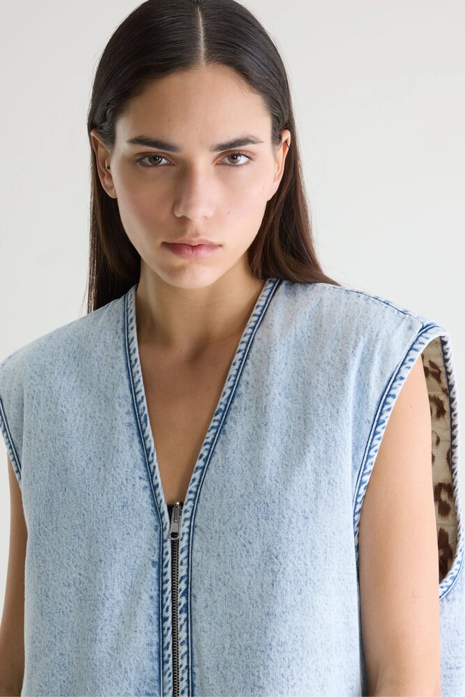 BELLEROSE JOANNIE veste sans manches combo a