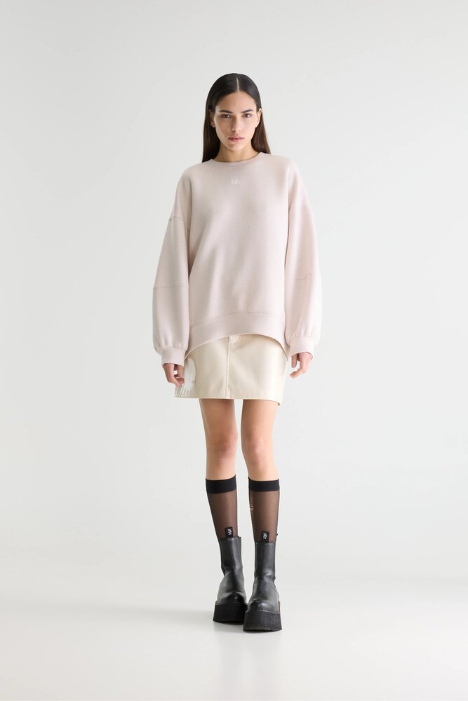 BELLEROSE TRIG sweatshirt col rond cream BELLEROSE TRIG sweatshirt col rond cream