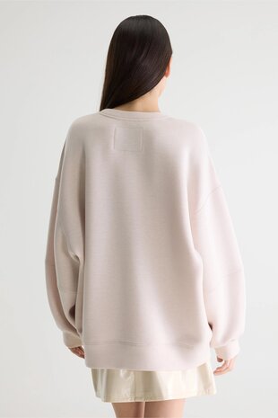 BELLEROSE TRIG sweatshirt col rond cream