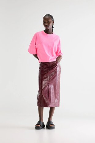 VOSS t-shirt à manches courtes fluo pink