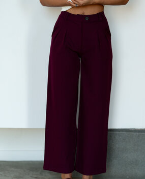 ASTRID pantalon framboise