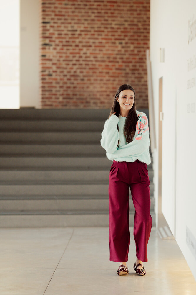 ASTRID pantalon framboise