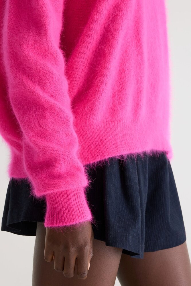 BELLEROSE DATUS pull en angora fluo pink BELLEROSE DATUS pull en angora fluo pink