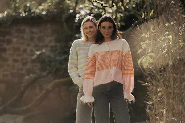 YSOLIA gilet rose/orange