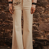 BOHO jean brodé crème naturelle