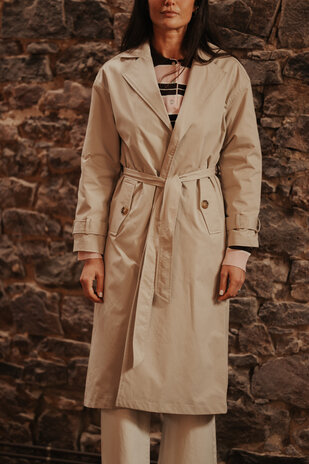 CORALIE trench sable