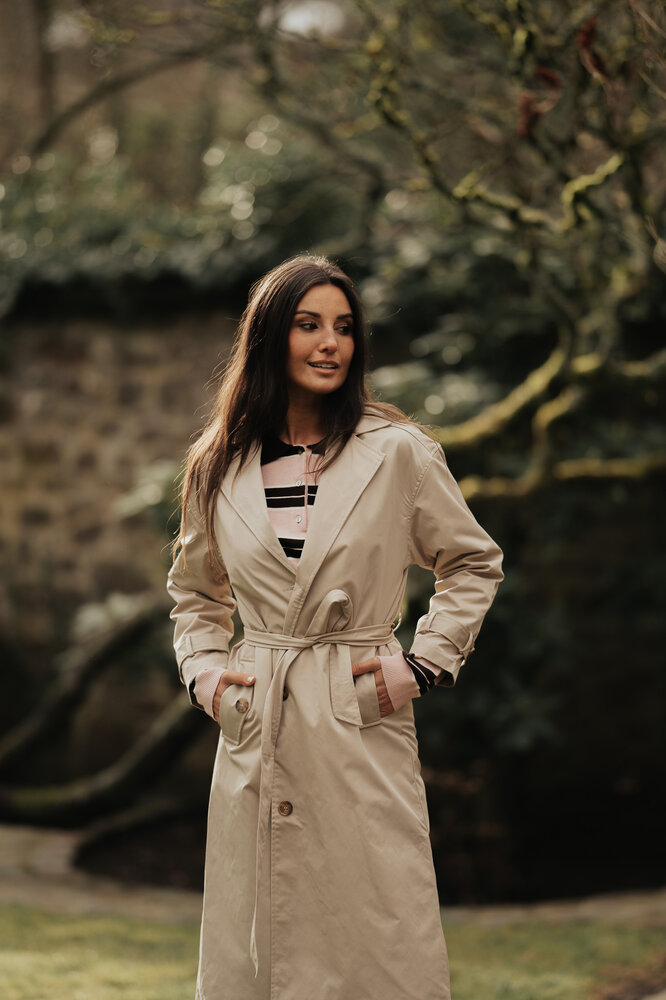 CORALIE trench sable